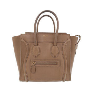Celine Shopper Tote Luggage Logo Handbag